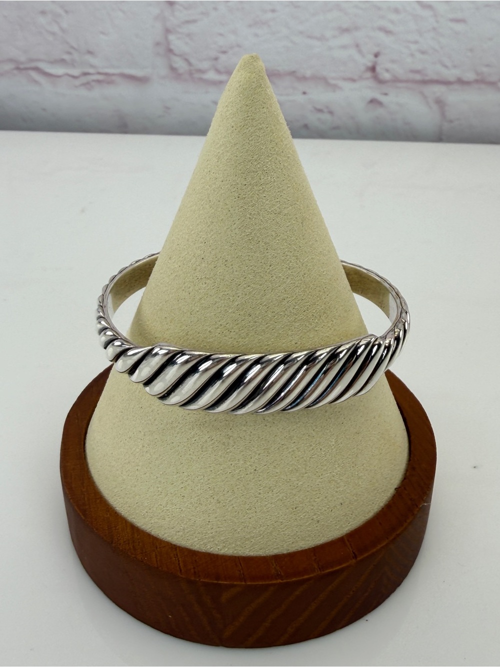 David Yurman Sculpted Cable Contour Cuff Bracelet